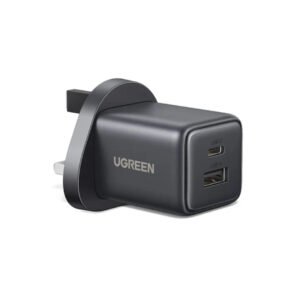 (Add-on) UGREEN 2-Port (USB A + USB C) 20W GaN Adapter